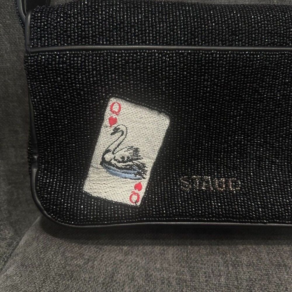 Staud Beaded Tommy Bag House of Cards NEW - Picture 6 of 16